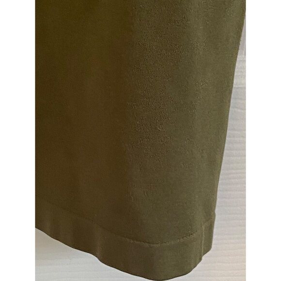 Olive Green Spaghetti Strap Cami Tank Top For Women by Colorful - Picture 7 of 14